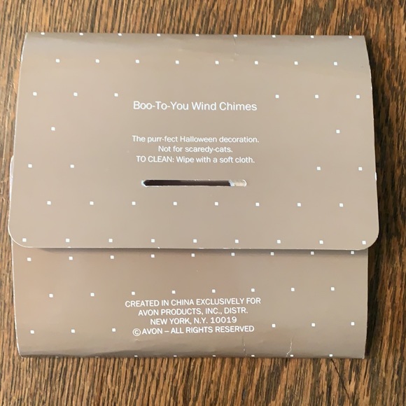 Black Cat Boo-To-You Wind Chimes - Picture 8 of 9